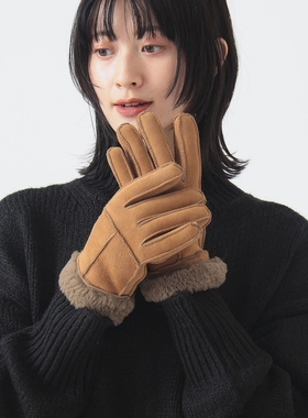 【VIP限时7折】B:MING by BEAMS Haggie Mouton羊皮手套 0115
