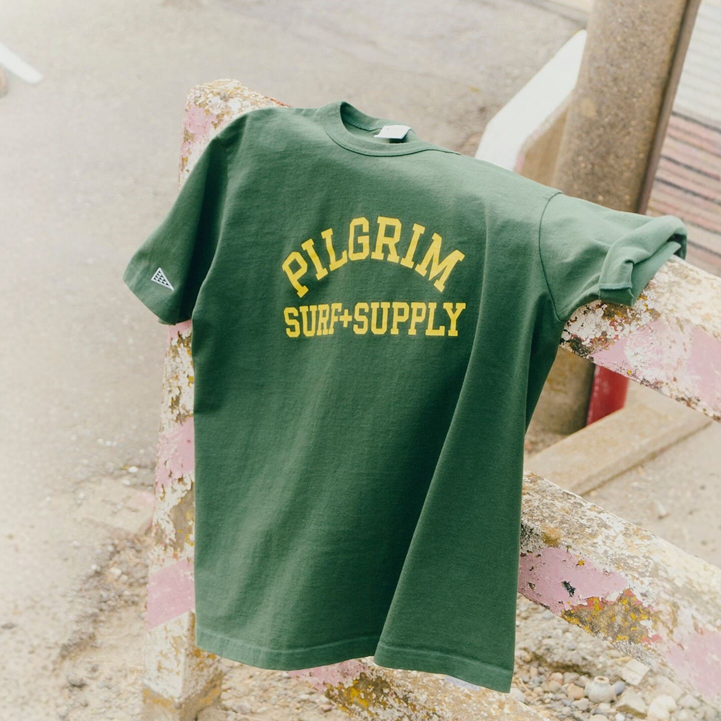 26春夏 Pilgrim Surf+Supply x CHAMPION / Crack Print Tee