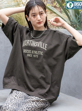 日本代购 RAGEBLUE / DISCUS 学院印花短袖T恤 284497