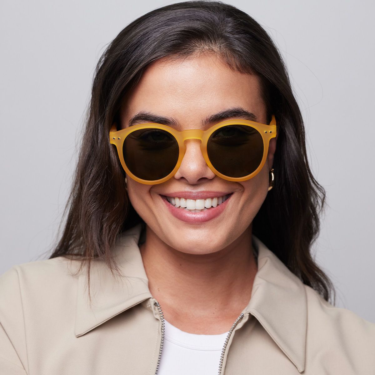 日本代购 IZIPIZI / SUN #M 圆框/加大/墨镜/太阳镜