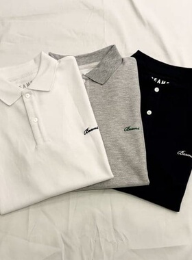 【VIP限时7折】BEAMS 珠地棉刺绣POLO衫 男款 0591