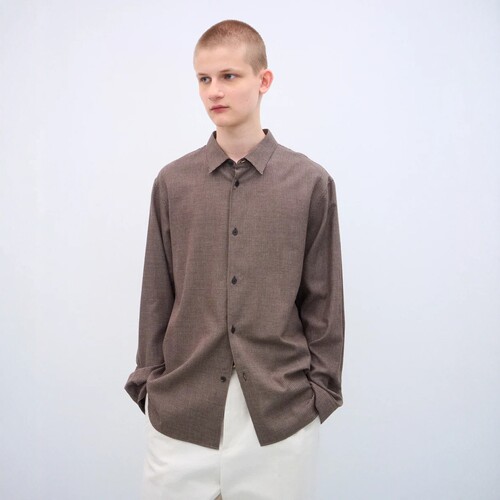 26秋冬 日产 ATON / COTTON YAK VIERA | LOOSE FIT 衬衫