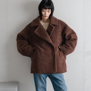 GLOBAL 日本代购 WORK 女款 492762 毛绒绒夹克 VIP限时6折