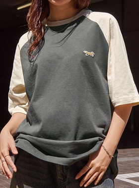 【3折】PENNEYS 別注 THE FOX 纯棉刺绣宽松T恤 男女款 sc829