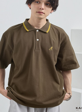 东京胖黄瓜日本代购 KANGOL 男女款 宽松短袖POLO衫 sc1163
