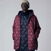 M65LSZBML 日本代购 1PK M65军事长款 连帽羽绒服 TAION 男女款