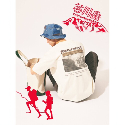 26春夏 snow peak x JOURNAL STANDARD / 谷川岳印花T恤 0101