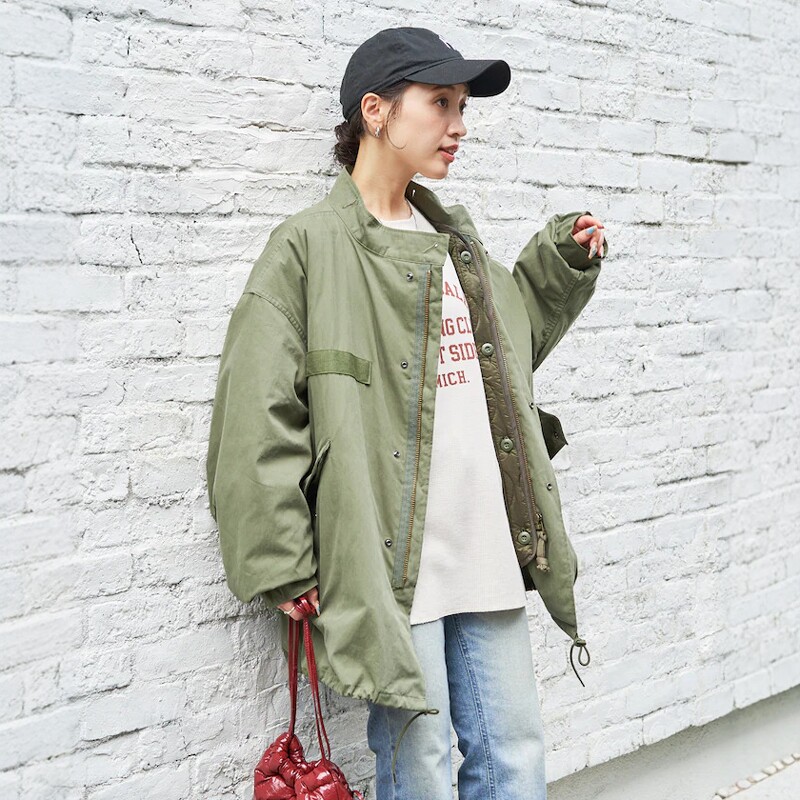 日本代购 FREAK'S STORE / M65 3WAY 绗缝内衬军事夹克 女款 0411