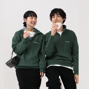 半拉链套头卫衣 WORK 606878 GLOBAL 东京胖黄瓜日本代购