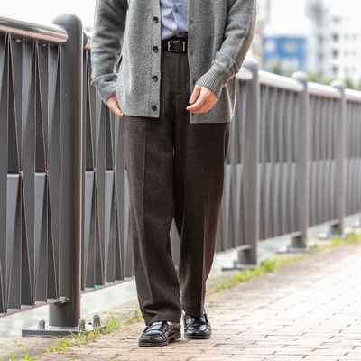 【6折】ROSSO 羊毛换混纺毛呢休闲裤 RAA7-14M001
