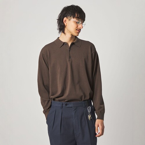 【5折】Steven Alan 高捻纱线紧密编织纯棉POLO衫 男款 0007