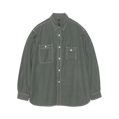 26春夏 nanamica / Regular Collar Chambray 衬衫 男款 S26SG011