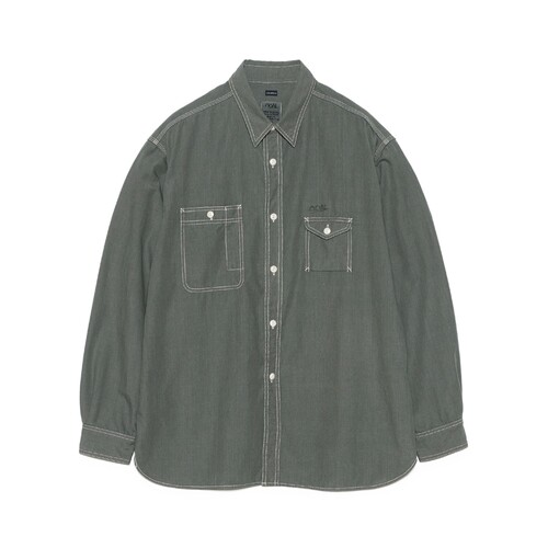 26春夏 nanamica / Regular Collar Chambray 衬衫 男款 S26SG011