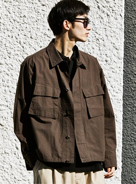 26春夏 JOURNAL STANDARD 65/35 泡泡纱军事夹克 男款 5660