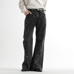 东京胖黄瓜日本代购 HARE 修身按扣牛仔裤 640292