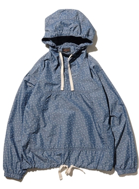 【6折】BEAMS PLUS / MIL Smock NYCO Indigo 军事套衫 男款 0645