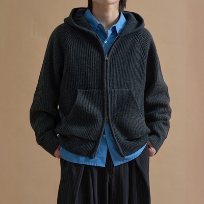 东京胖黄瓜日本代购 epnok 拉链连帽针织开衫 635599