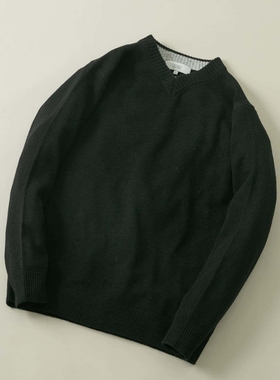 【6折】ROSSO 羊毛混纺V领套头针织衫 RAA7-12M002