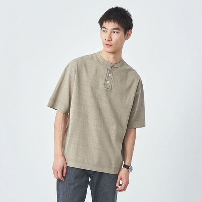 【7折】日本代购 ＜Healthknit＞GLR 亨利领短袖T恤 5771