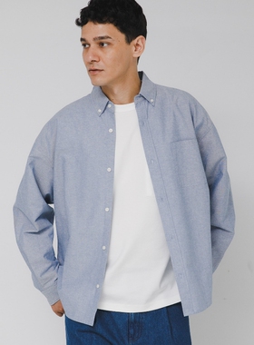 日本代购 Sonny Label 抗菌纽扣长袖衬衫 LAA6-13A002