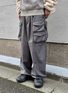 【7折】NULL TOKYO x BEAMS 垂坠感不对称侧袋休闲裤 男款 3732