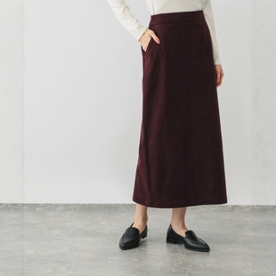 灯芯绒半身裙 WORK GLOBAL 575181 VIP限时7折