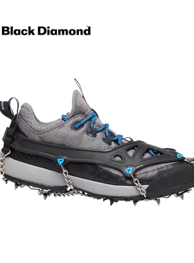 Black Diamond黑钻 户外徒步越野跑健进全长防滑小冰爪鞋套140001