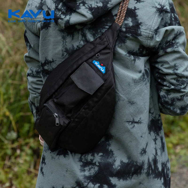 KAVU斜背单肩包男潮胸包