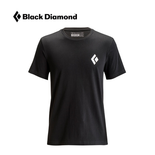 阿尔卑斯装 备运动上衣短袖 Diamond黑钻BD棉T恤男款 Black YL4X