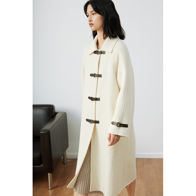 heydress毛呢外套宽松显瘦中长款