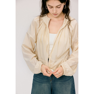 宽松透气防晒服 防紫外线轻薄款 HeyDress原纱防晒衣女夏季 UPF50