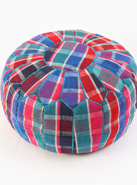 现货Unparalleled摩洛哥进口手工编织棉墩子坐墩波西米亚榻榻米垫