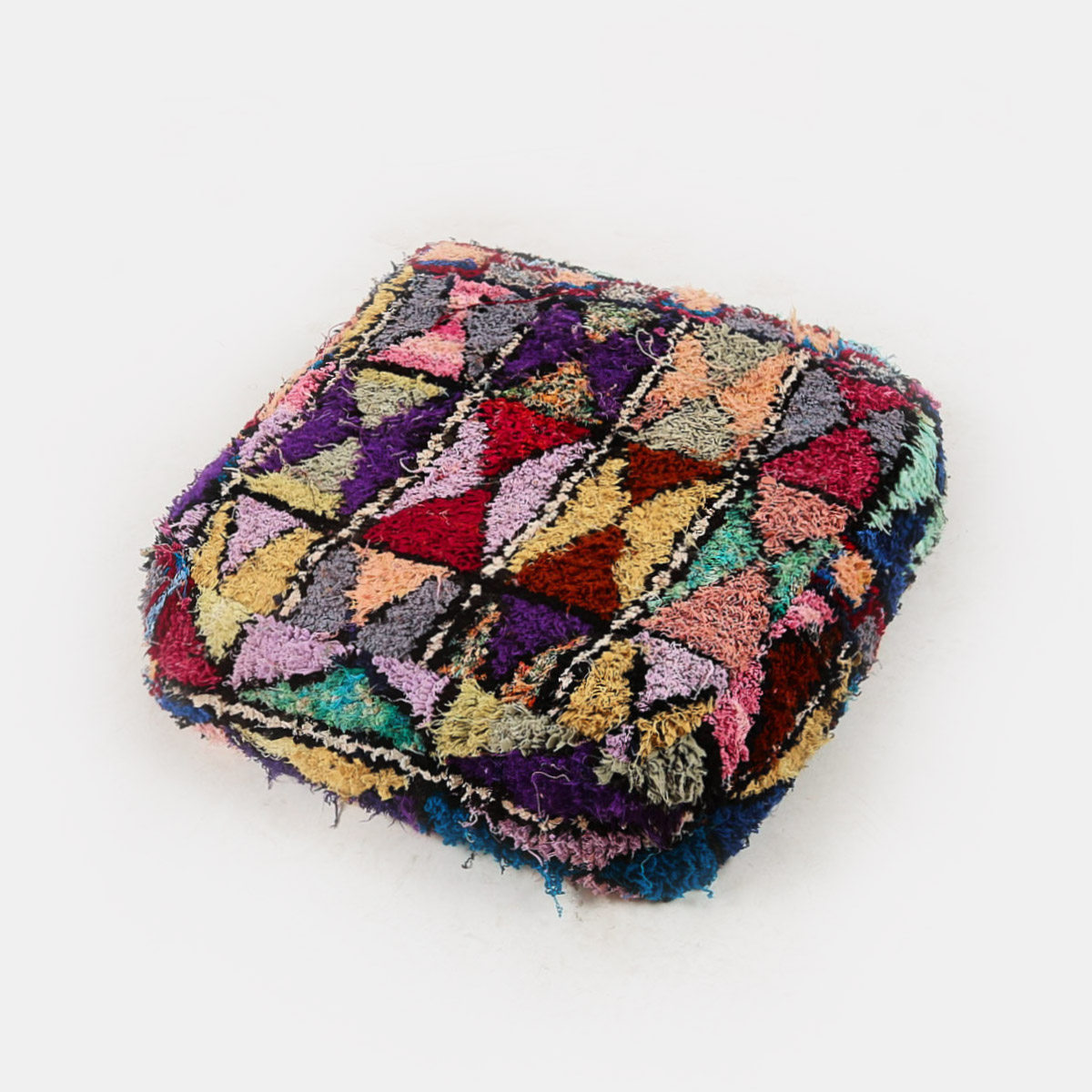 #3876特辑单品 摩洛哥进口手工编织坐墩坐垫榻榻米地板垫懒人沙发