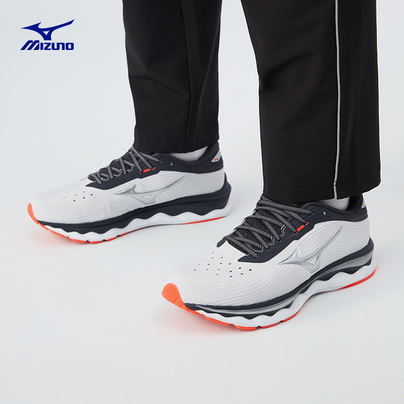 【推荐】Mizuno美津浓男女慢跑鞋缓震回弹跑步鞋运动鞋WAVE SKY5