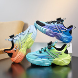 童鞋儿童运动鞋男童秋季网面透气旋转纽扣鞋中大童女跑9780P80，童鞋运动鞋，四季服饰