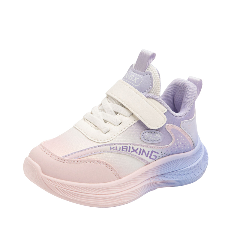 女童运动鞋2025冬季款皮面防水儿童防臭轻便女孩跑步鞋8913P60，童鞋运动鞋，四季服饰