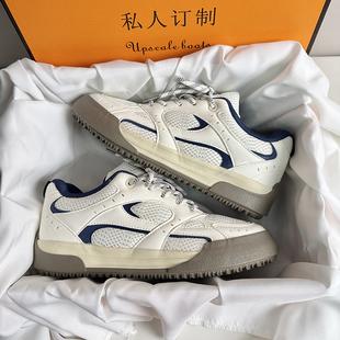 男鞋新款透气网面轻便跑鞋跑步减震运动鞋男夏季休闲潮鞋YB011P90