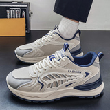 男鞋夏季薄款透气网面网鞋男跑步防滑软底休闲运动老爹鞋8351P50，男鞋运动鞋，四季服饰