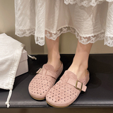 女2025新款夏季软底妈妈外穿凉拖平底一脚蹬孕妇凉鞋GL2935P55，男鞋运动鞋，四季服饰