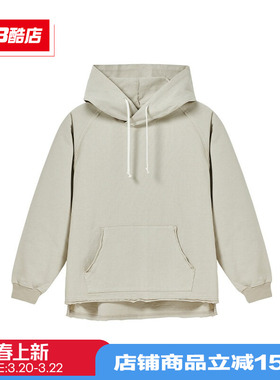 New Balance NB Grey男款女款套头衫日系休闲连帽上衣JMTL1917