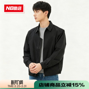Grey男款 休闲日系黑色行政夹克梭织外套JMJL1514 Balance New