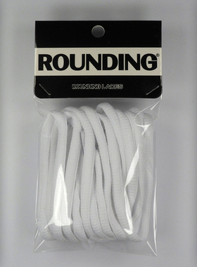 耐克跑鞋适用 6mm半圆鞋带原装 AirMax270运动鞋带 RD正品 白色