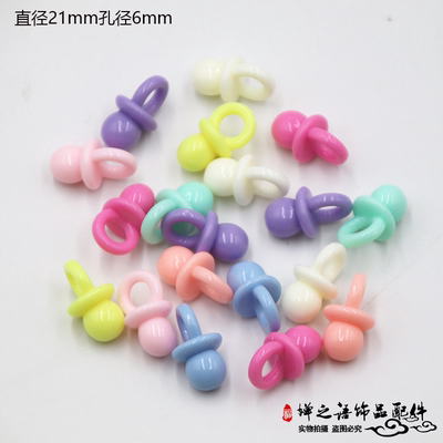 diy儿童项链亚克力彩色珠