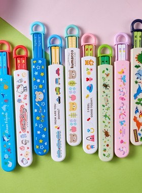 日本SKATER斯凯达可机洗便携筷子筷盒套装儿童学生便携餐具ABS2AM