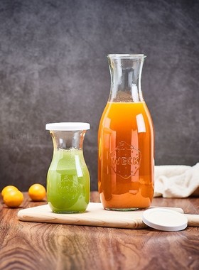 德国Weck玻璃瓶果汁瓶牛奶瓶水瓶甜品烘焙密封罐杂粮储物罐密封罐