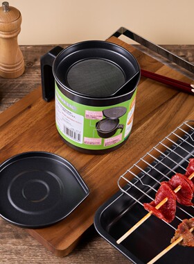 日本万年mannen滤油壶ecolo厨房家用油壶滤油盘储油罐沥油过滤