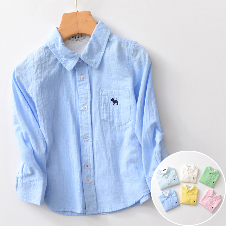 Chemise enfant à manche longue - Ref 2084357 Image 1