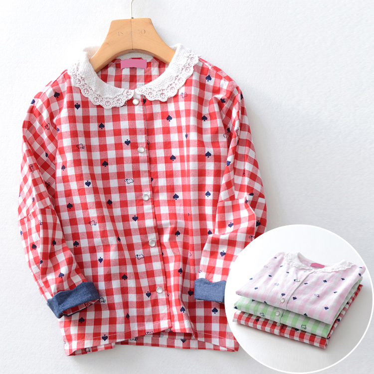 Chemise fille à manche longue - Ref 2088967 Image 1