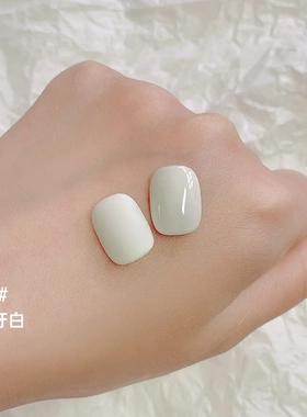 白开水裸色白色甲油胶2025新款酸奶乳白色豆浆奶白色胶美甲店