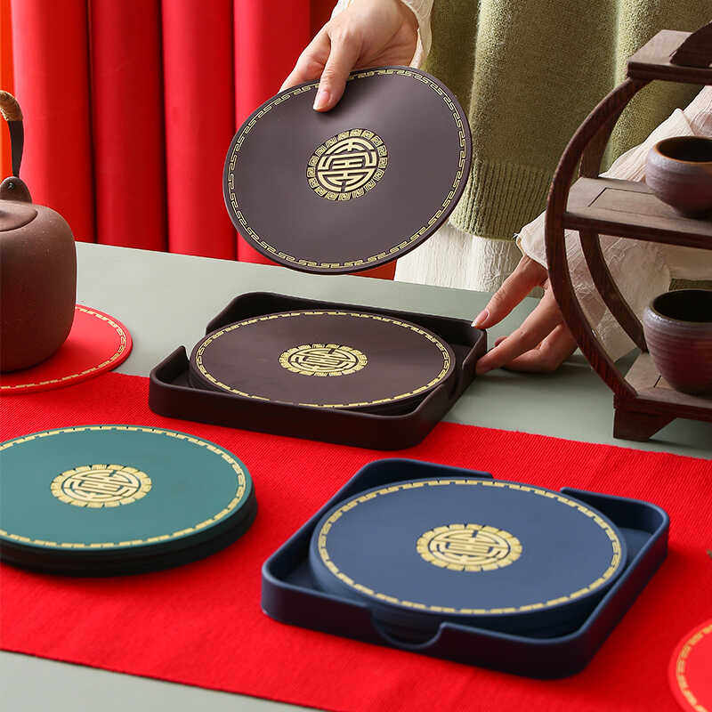 餐垫软胶茶杯垫隔热垫家用防水茶道茶壶垫碗垫无味烟缸垫中式杯垫,餐饮具,餐垫,淘宝优惠券,粉丝福利购,淘宝优惠卷